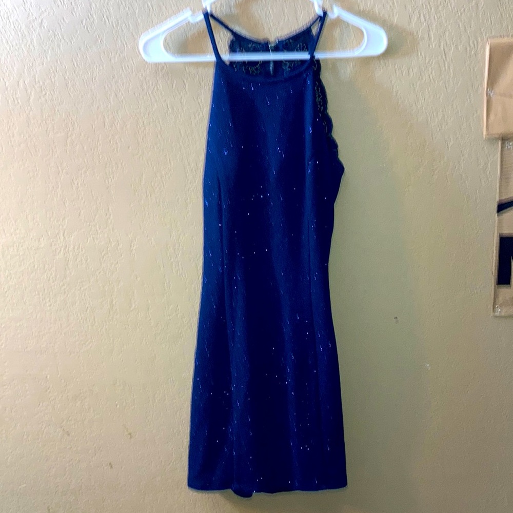 Sparkly Navy Blue Hoco/ Dance Dress